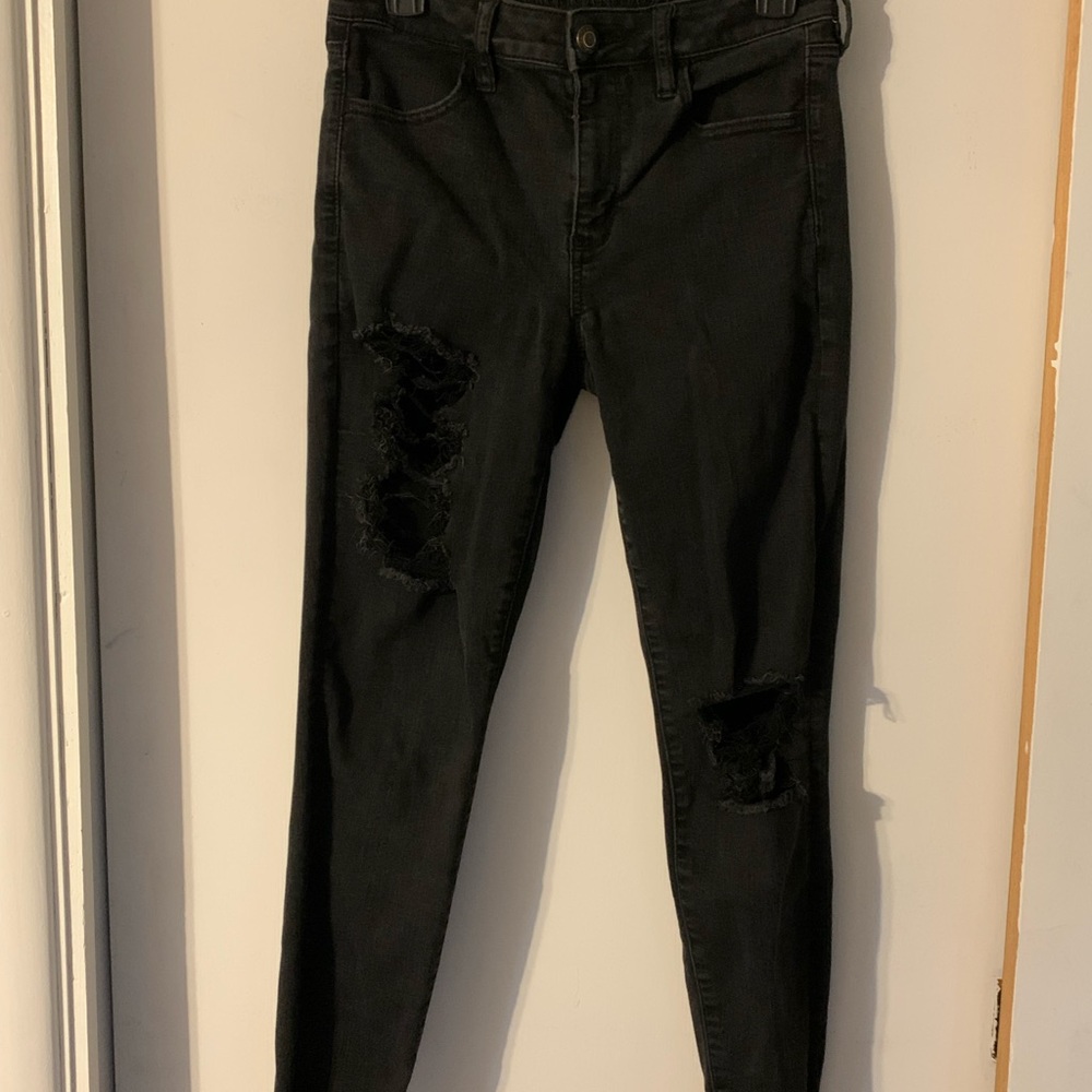 AMERICAN EAGLE size 8 regular high rise stretch